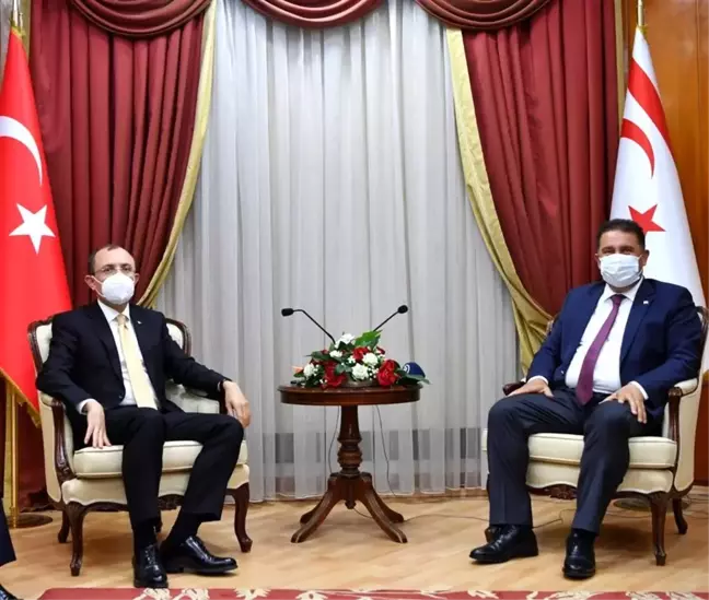Bakan Muş, KKTC Başbakanı Ersan Saner' İ Ziyaret Etti