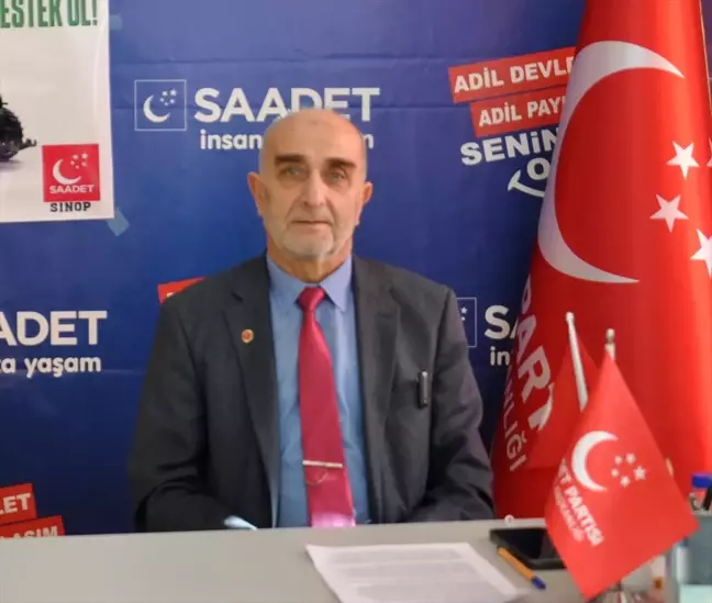 Saadet Partisi Sinop İl Başkanı Tarım Krizine Dikkat Çekti