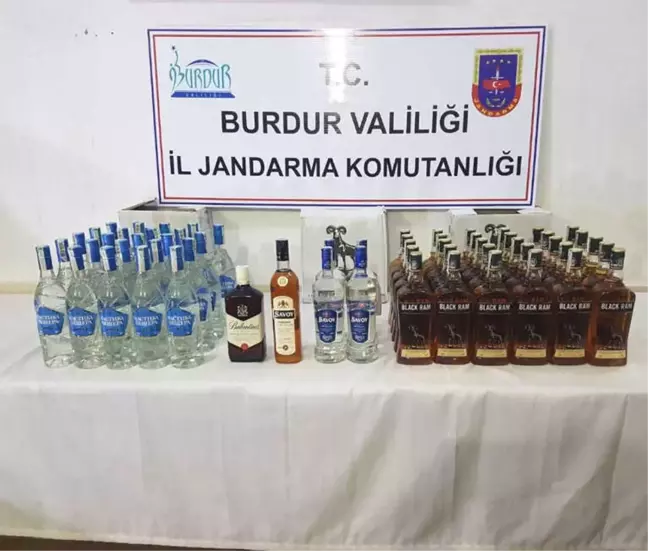 Burdur'da Kaçak İçki ve Tarihi Eser Operasyonu