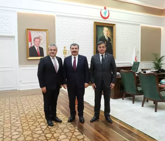Güneş ve Ünal, Sağlık Bakanı Koca ile Karabük İçin Bir Araya Geldi