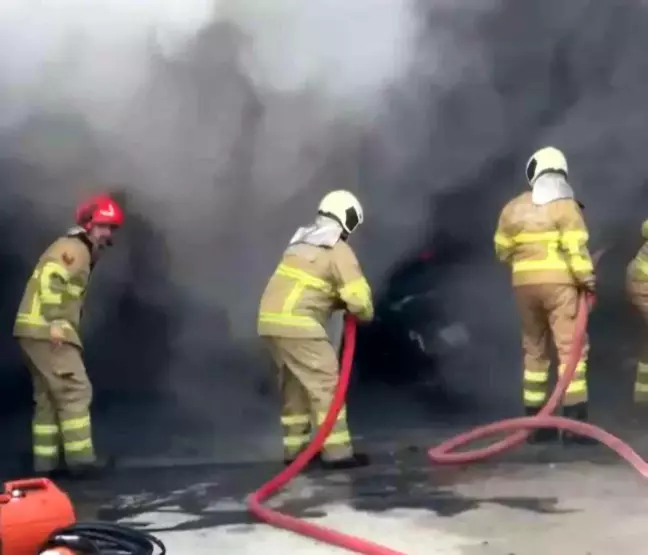 Bartın'da Oto Elektrik Dükkanında Yangın