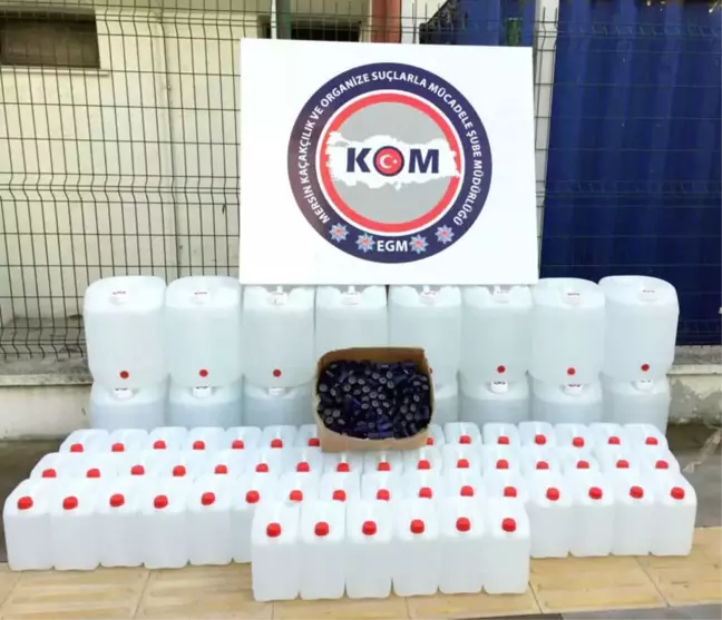 Mersin'de 750 Litre Sahte İçki Ele Geçirildi