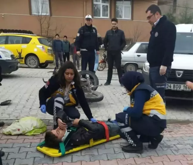 Emet'te Motosiklet Kazası: 1 Yaralı