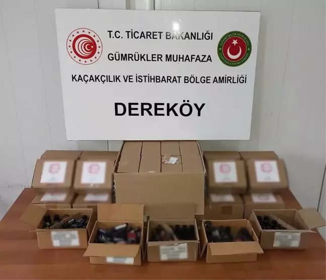 Gümrük muhafaza ekipleri 450 bin liralık uçucu yağ ele geçirdi