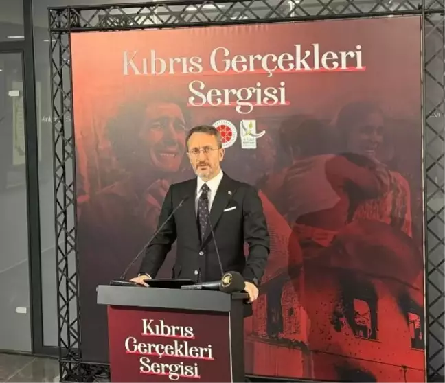 İletişim Başkanı Fahrettin Altun, Kıbrıs Gerçekleri Sergisi'ne katıldı
