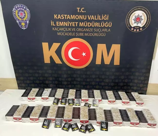 Kastamonu'da Doldurulmuş Makaron Operasyonu