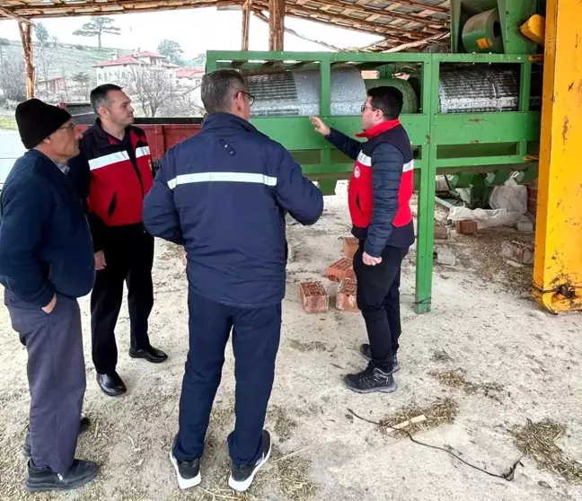 Emet'te Selektör Makineleri Yerinde İncelendi