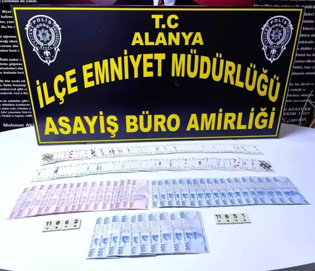 Alanya'da Kumar Operasyonunda 92 Bin TL Ceza