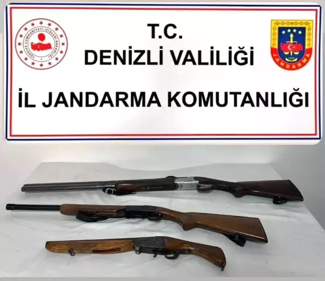 Denizli'de Silah Kaçakçılığı Operasyonu: 6 Şüpheli Gözaltında