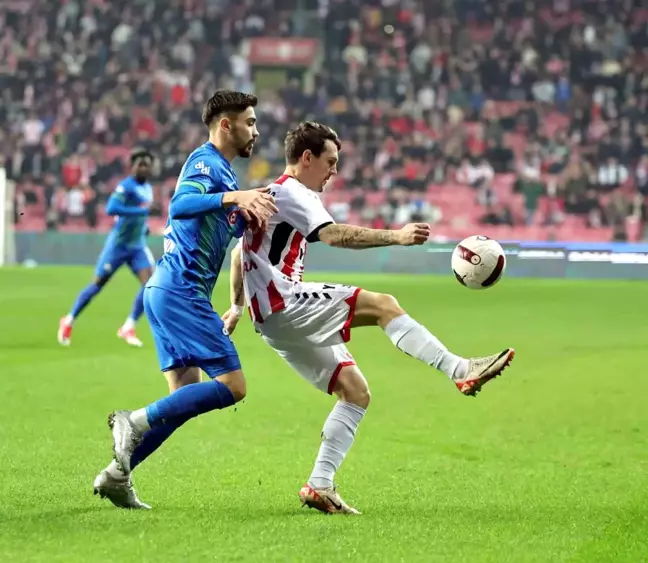 Samsunspor, Çaykur Rizespor'u 1-0 Yendi