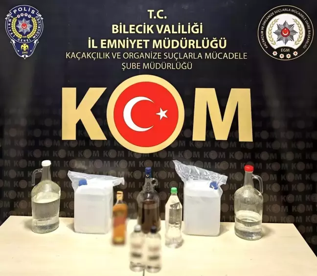 Bilecik'te Kaçak İçki Operasyonu