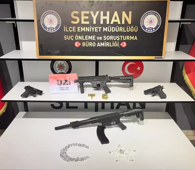 Adana'da ruhsatsız silah ve uyuşturucu operasyonu: 1 tutuklama
