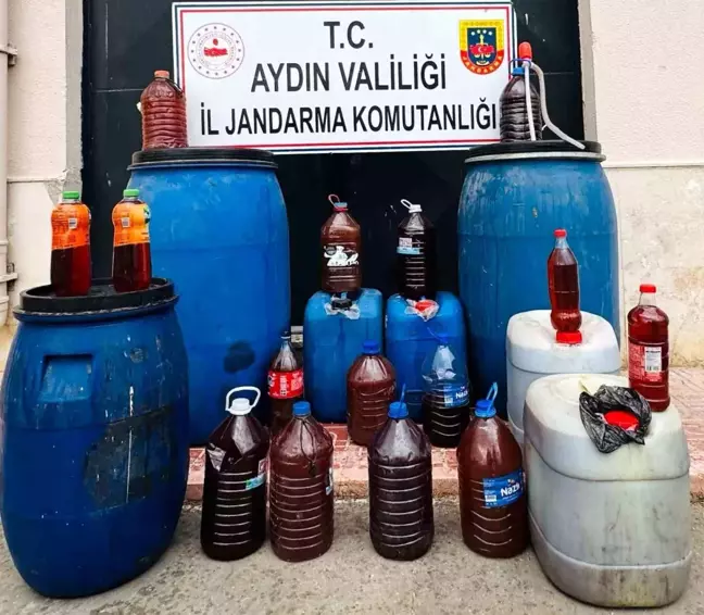 Nazilli'de Sahte Alkol Üretimine Baskın: 335 Litre Ele Geçirildi