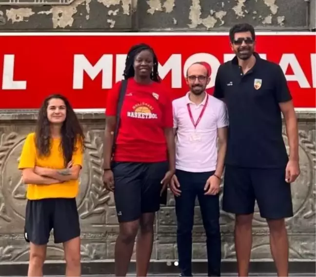 Melikgazi Kayseri Basketbol'un yeni transferi Christelle Diallo Kayseri'ye geldi