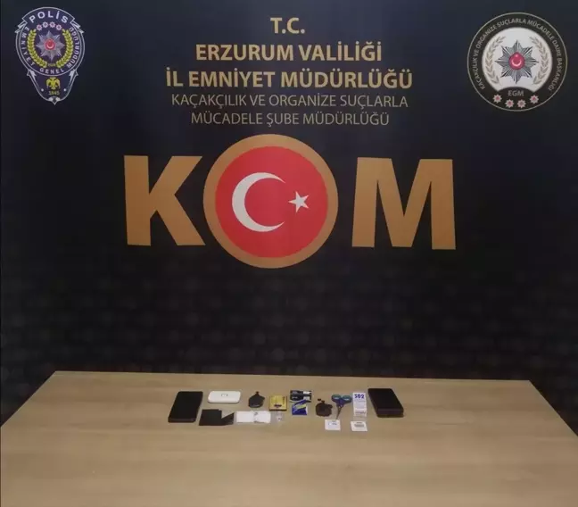 Erzurum'da sınava kopya düzeneğiyle yardım eden şüpheli tutuklandı