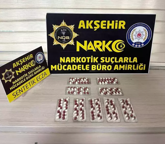 Akşehir'de Polis Kovalamacası Sonucu Uyuşturucu Hap Ele Geçirildi