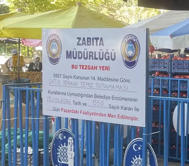 Çorum'da Hijyen İhlali Yapan Esnafa Tezgah Kapatma Cezası