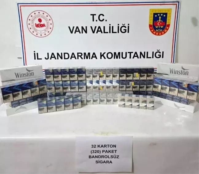 Van'da 860 Paket Kaçak Sigara Ele Geçirildi