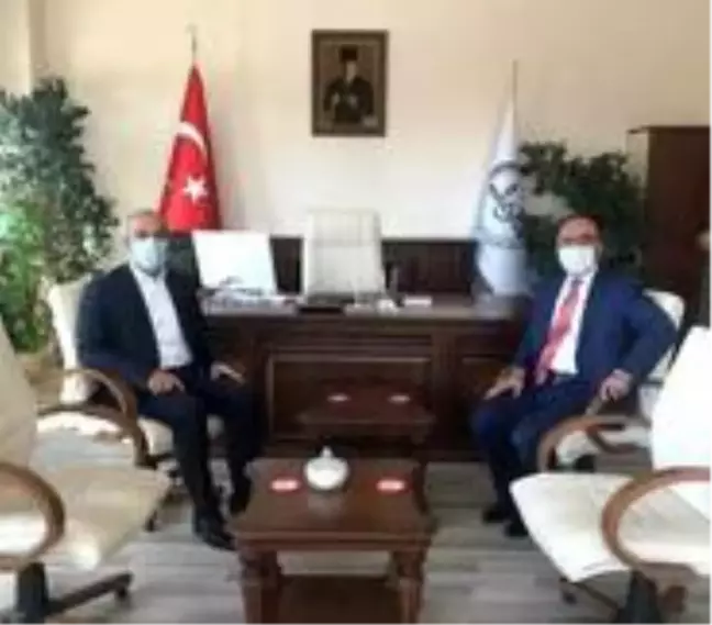 MŞÜ Rektörü Prof. Dr. Polat'tan müftü İmamoğlu'na ziyaret