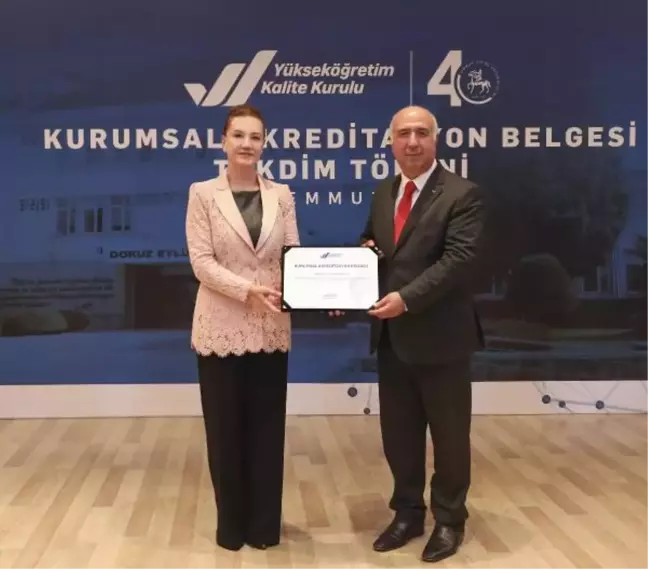DEÜ, kurumsal akreditasyon belgesine kavuştu