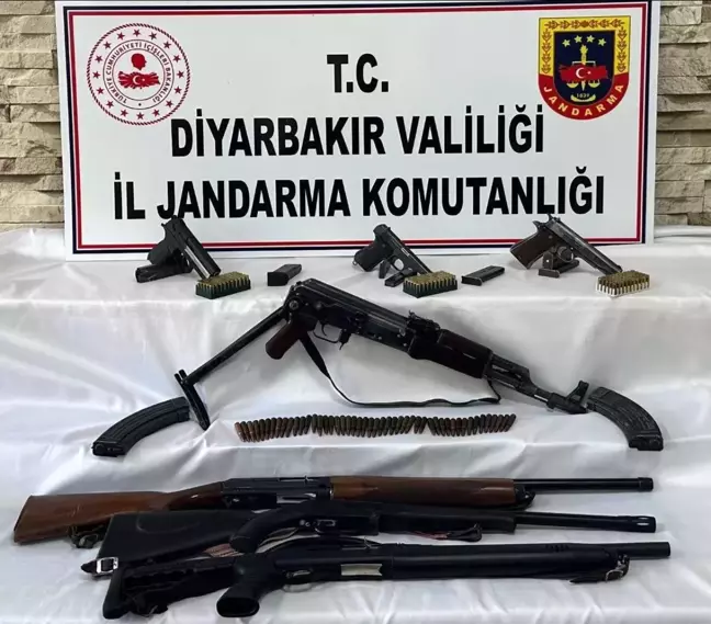 Diyarbakır'da Kaçak Silah Operasyonu: 5 Gözaltı