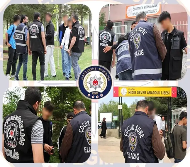 Elazığ'da Okul Önleri Denetlendi
