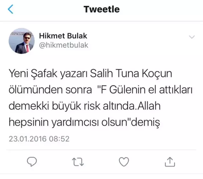 Fetö'den Tutuklanan Emniyet Müdürü Ülkücü Kimliğine Bürünmüş