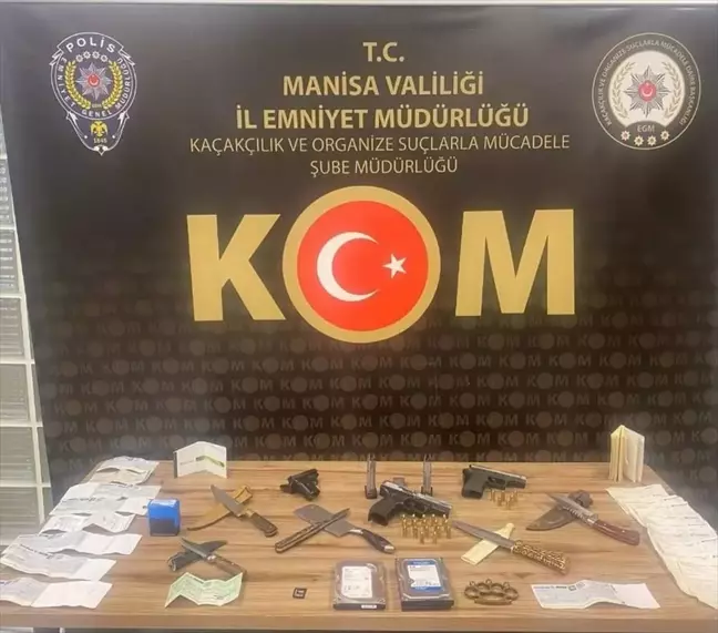 Manisa'da suç örgütü operasyonunda 7 kişi tutuklandı