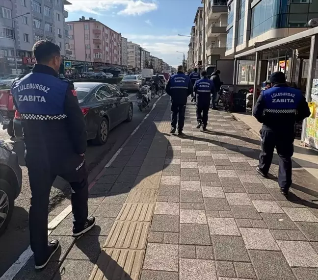 Lüleburgaz'da Seyyar Satıcılara Sıfır Tolerans Denetimi