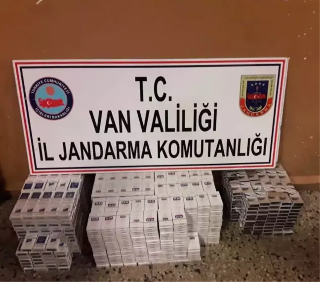Van'da Bin 754 Paket Kaçak Sigara Ele Geçirildi