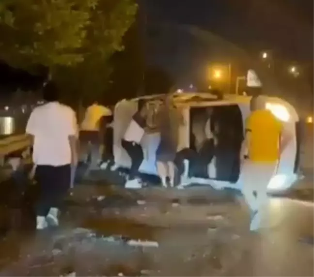 Gaziantep'te trafik kazasında 7 kişi hafif şekilde yaralandı