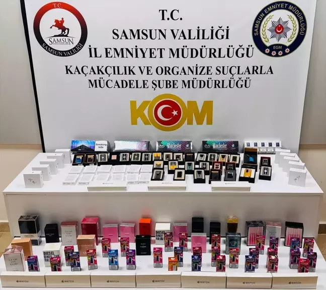 Samsun'da Kaçakçılık Operasyonu: 4 Gözaltı