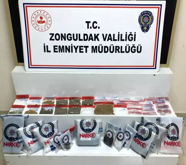 Zonguldak'ta Uyuşturucu Operasyonu: 3 Gözaltı, 1 Tutuklama