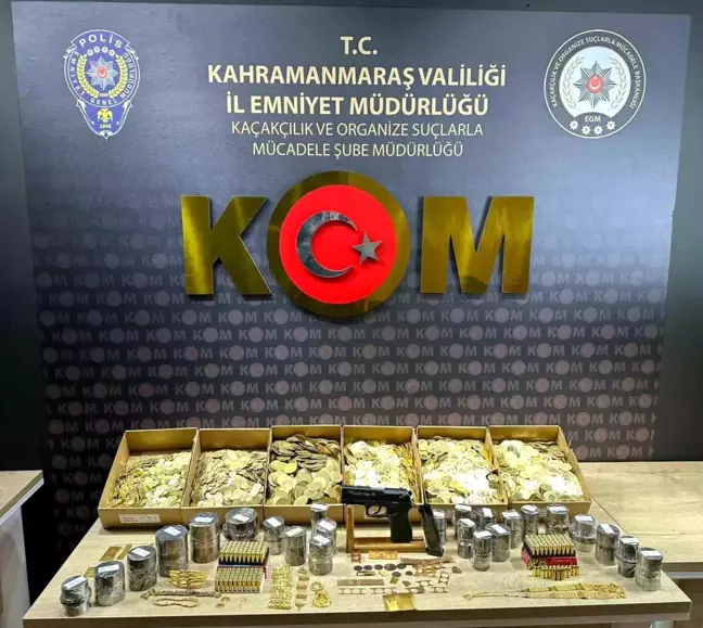 Kahramanmaraş'ta Sahte Altın Üretim Atölyesine Baskın