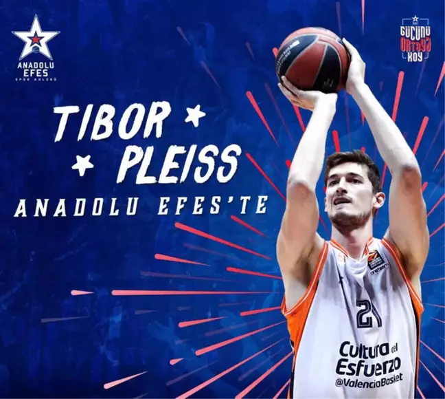 Anadolu Efes Tibor Pleiss ile Anlaştı