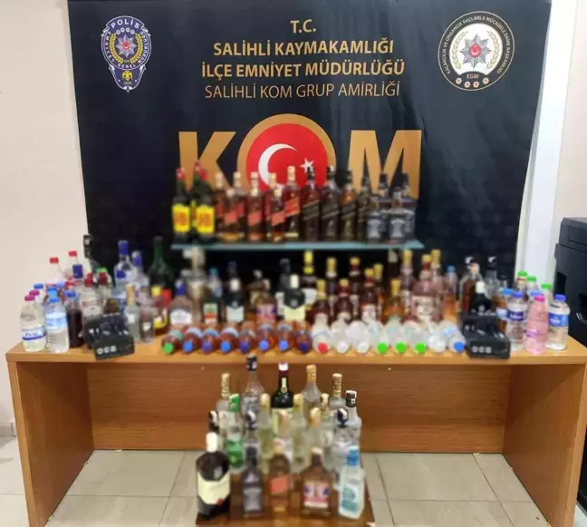 Manisa'da Kaçakçılık Operasyonunda Gümrük Kaçağı Alkol ve Haplar Ele Geçirildi