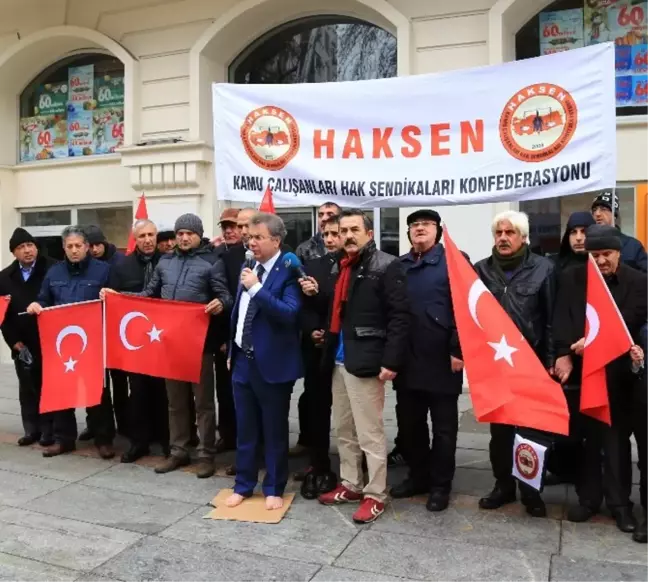 Başkent'te Çıplak Ayakla 2017'nin İlk Eylemi