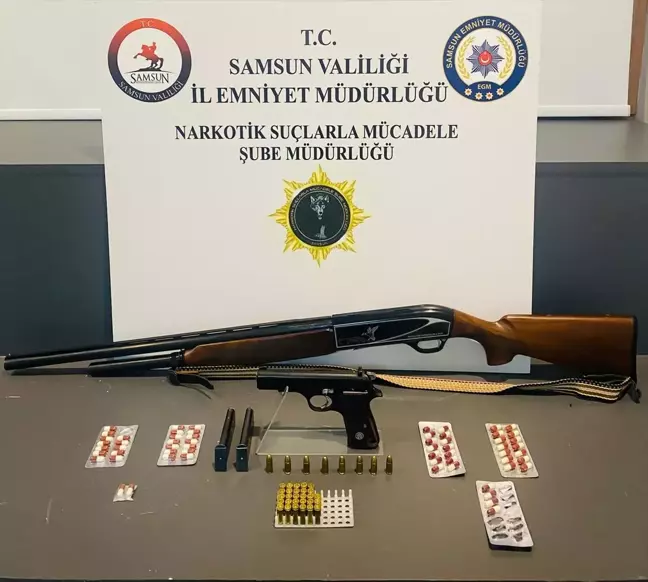 Samsun'da Uyuşturucu ve Silah Operasyonu: 3 Zanlı Gözaltına Alındı