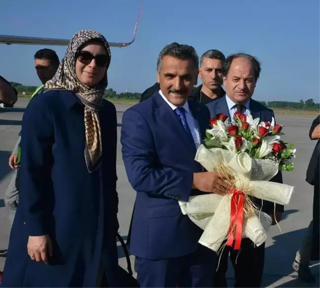 Samsun Valisi Kaymak, Kente Geldi