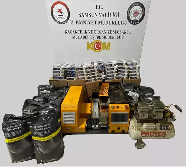 Samsun'da Kaçakçılık Operasyonu: 20 Bin Makaron Ele Geçirildi