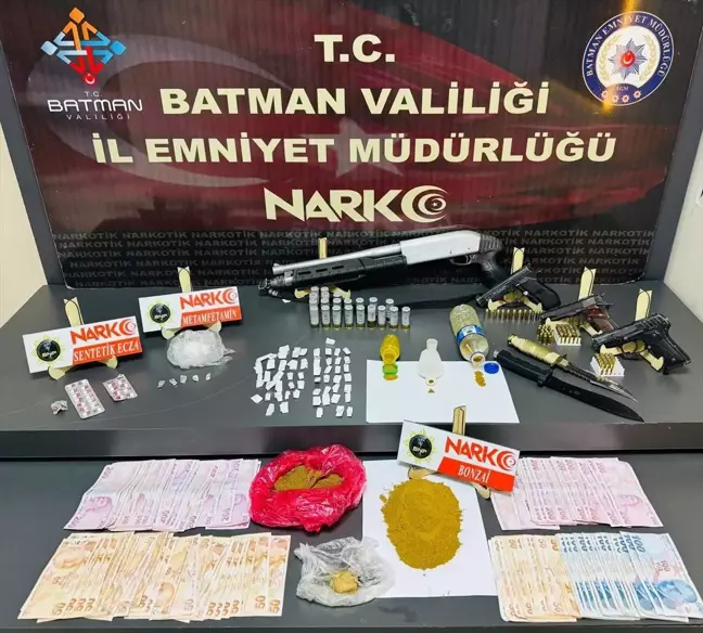 Batman'da Uyuşturucu Operasyonu: 21 Zanlıdan 18'i Tutuklandı