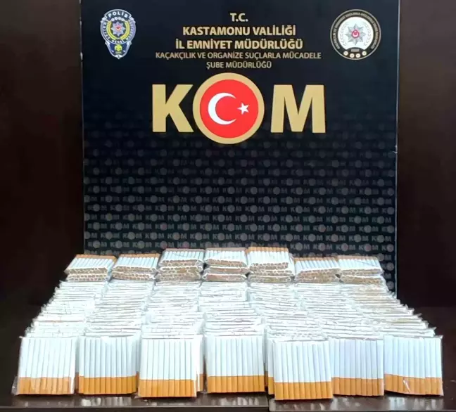 Kastamonu'da 4 Bin Doldurulmuş Makaron Ele Geçirildi