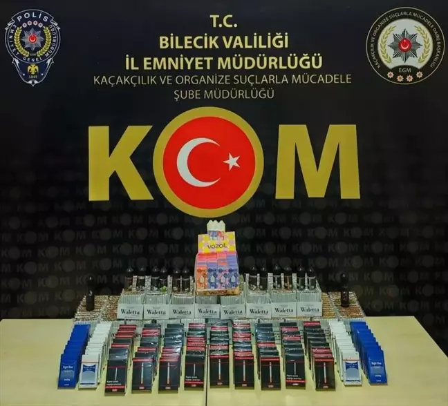 Bilecik'te Gümrük Kaçağı Makarona Operasyonu