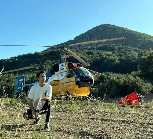 LAZER TUTULAN YANGIN SÖNDÜRME HELİKOPTERİNİN PİLOTU KONUŞTU