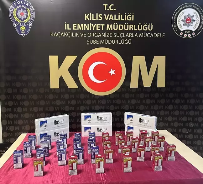 Kilis'te Kaçakçılık Operasyonu: 31 Şüpheli Hakkında Adli İşlem Yapıldı