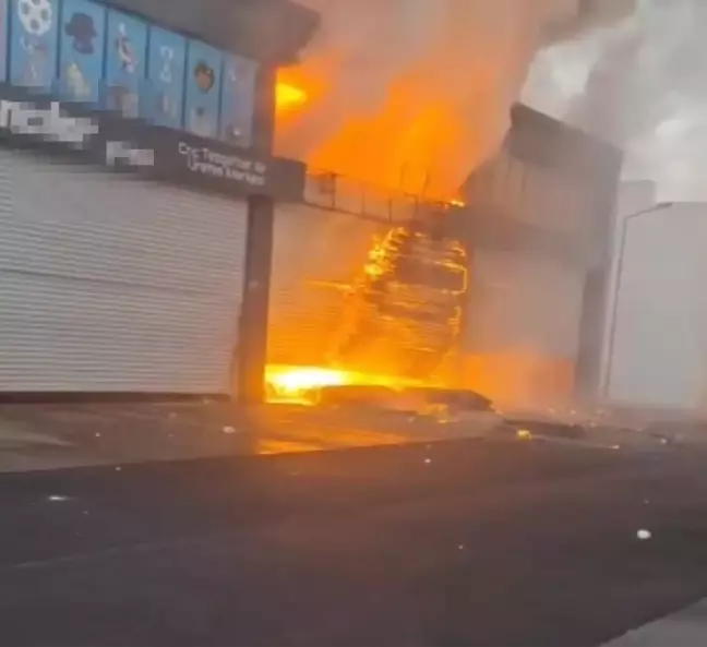 Diyarbakır'da Balata Spreyi Üretiminde Patlama ve Yangın