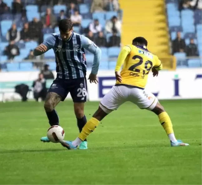 Adana Demirspor ile MKE Ankaragücü Berabere Kaldı