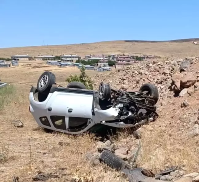 Elazığ'da Otomobil Takla Attı: 1 Kişi Yaralandı