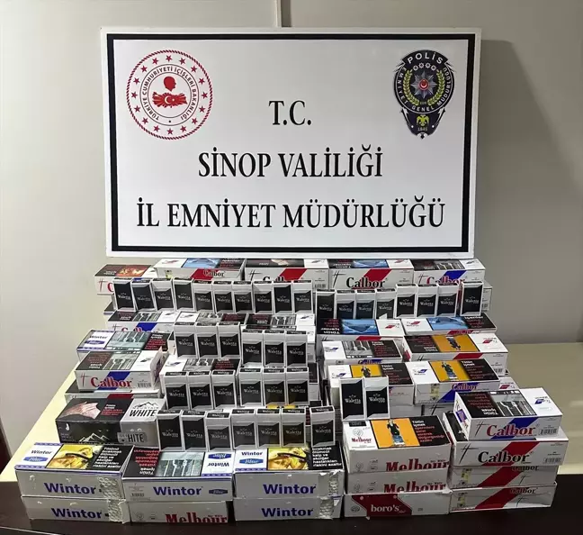 Sinop'ta Makaron Operasyonu: 24 Bin 980 Adet Ele Geçirildi