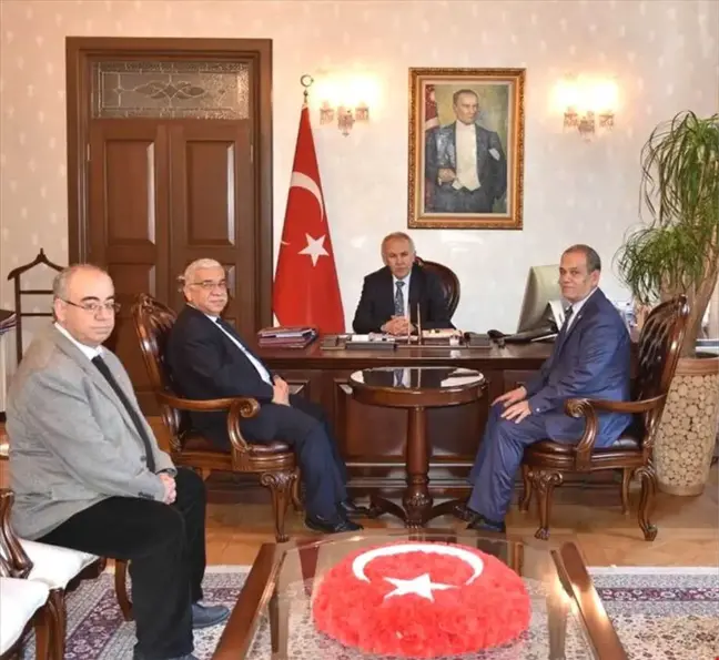 Tgf Başkanı Karaca'dan Vali Ata'ya Ziyaret